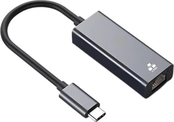 Coofbe Type-c to RJ45 Dönüştürücü Type-c to Ethernet Dönüştürücü Lan Adaptör 2.5 Gbps Ethernet Kit - Image 1