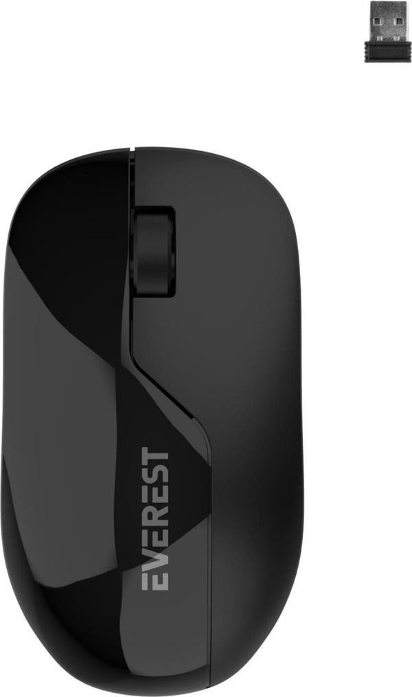Everest SMW-973 Usb Siyah 2.4Ghz Kablosuz Mouse - Image 1