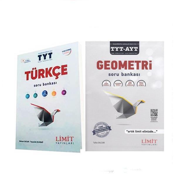 Limit Yayınları TYT Türkçe ve Geometri Soru Bankası 2 Kitap Set - Limit Yayınları - Image 1