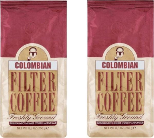 Kurukahveci Mehmet Efendi Colombian Filtre Kahve 2 X 250 Gr - Image 1