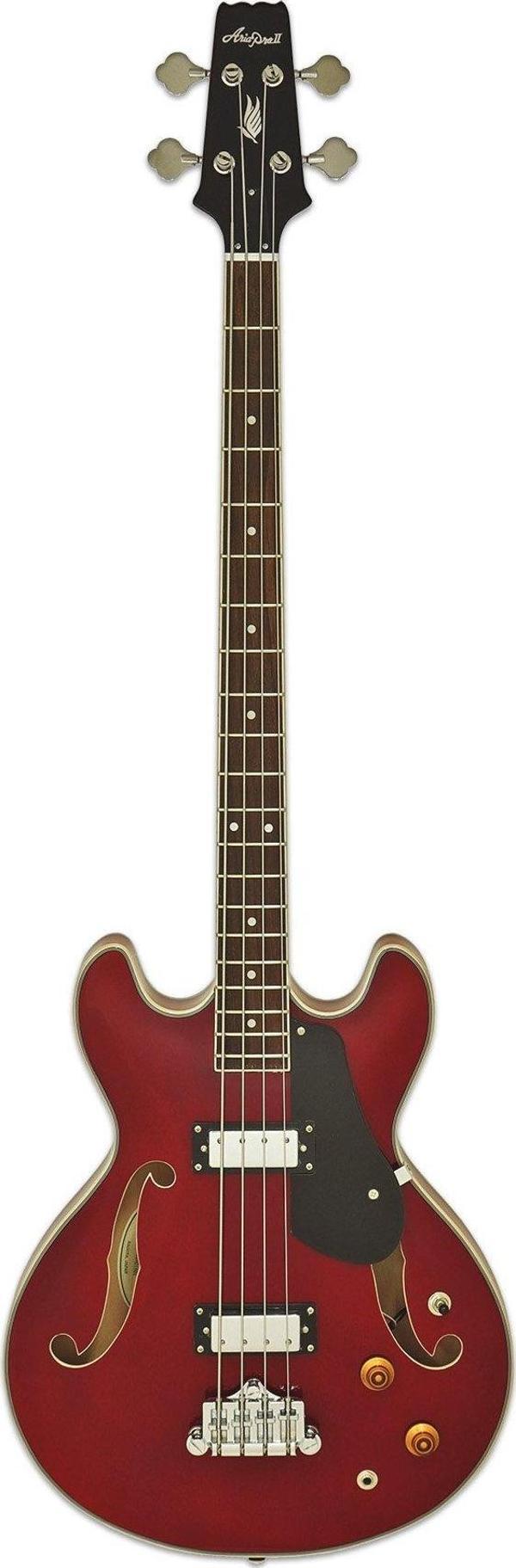 Aria Pro-II Tab Classic Hallow Body Bas Gitar TABCLASSWR - Image 1