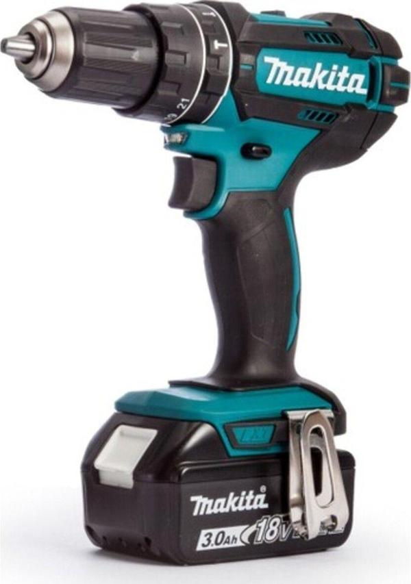 Makita DHP482RFE 18 Volt -3,0 Ah Lityum Akülü Darbeli Matkap Vidalama (Çift Akülü) - Image 1