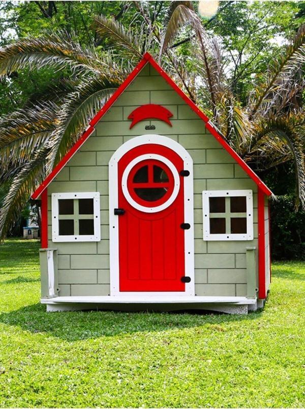 Mandu Ahşap Çocuk Oyun Evi (Playhouse) Hollanda - Image 1