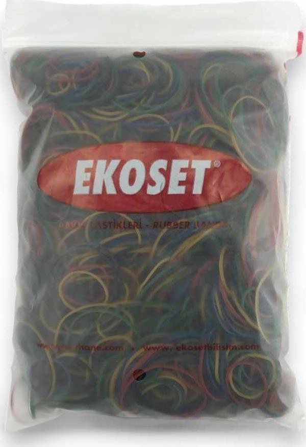 Karışık Boy ve Renklerde İnce Paket Lastikleri 5 Renk 1000 Adet - Image 1