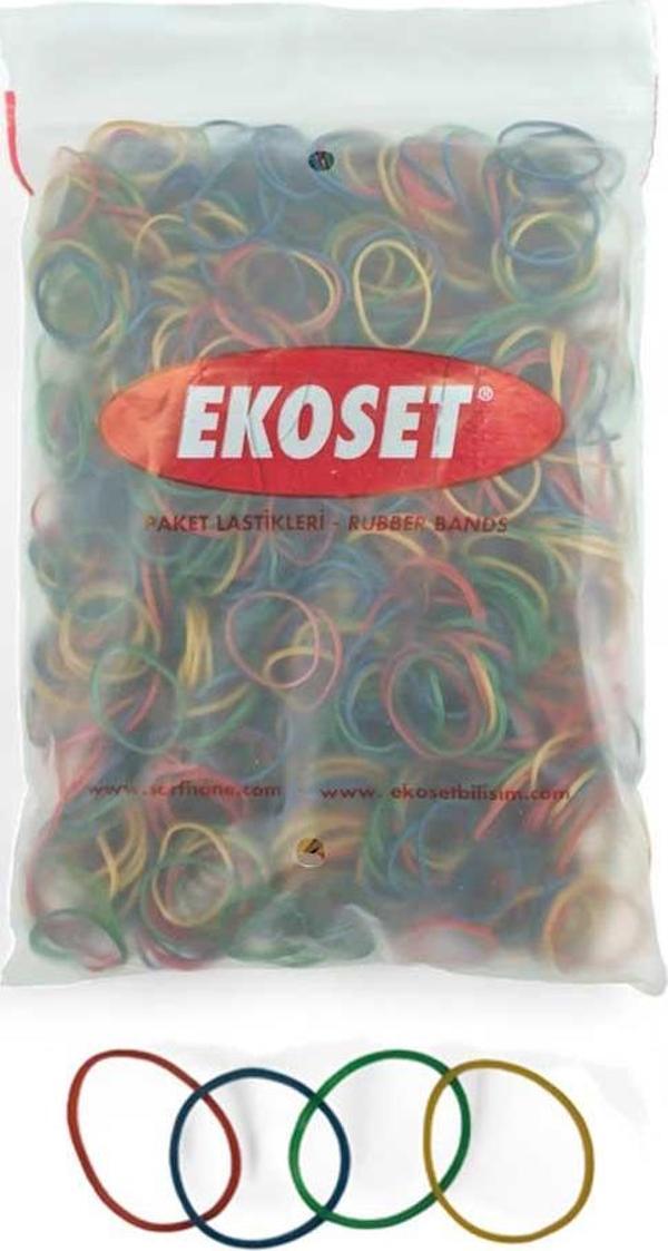 Renkli Küçük Paket Toka Lastiği 4 Renk 40mm 1000 Adet  - Image 1