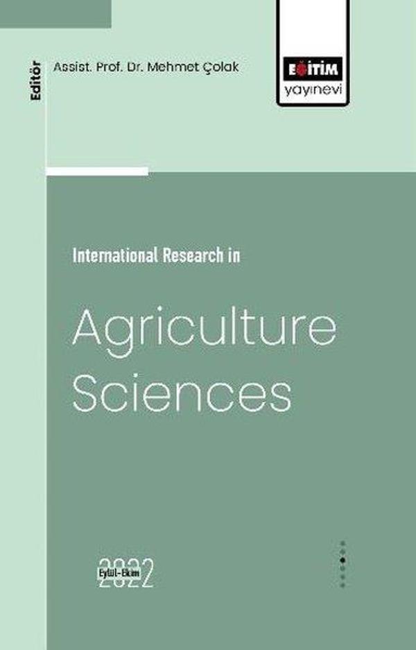 İnternational Research in Agriculture Sciences - Eğitim Yayınevi - Image 1