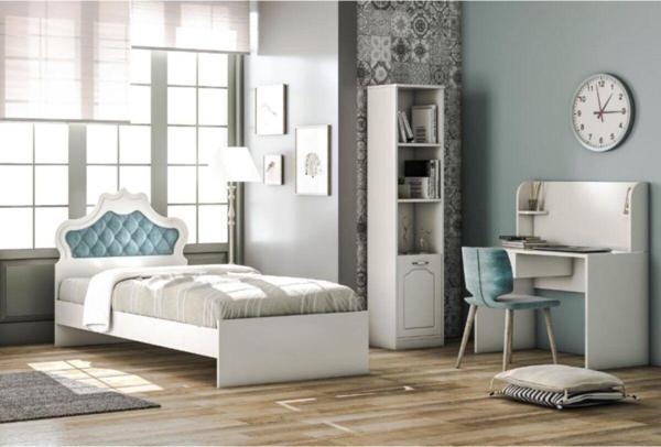 Zenio Assos Genç Odası Takımı Set 7 - ( Karyola Kitaplık Çalışma Masası) - Image 1