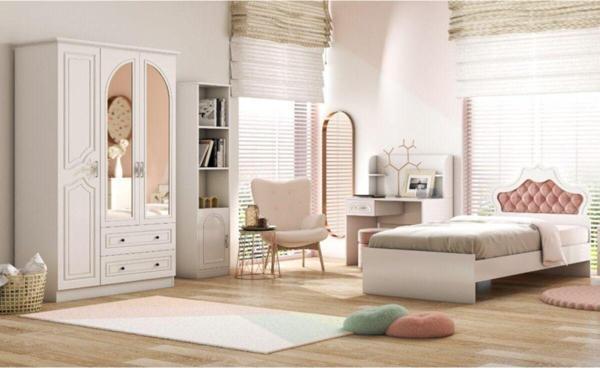 Zenio Olimpos Genç Odası Takımı Set 2 - (gardırop Kitaplık Çalışma Masası Karyola ) - Image 1
