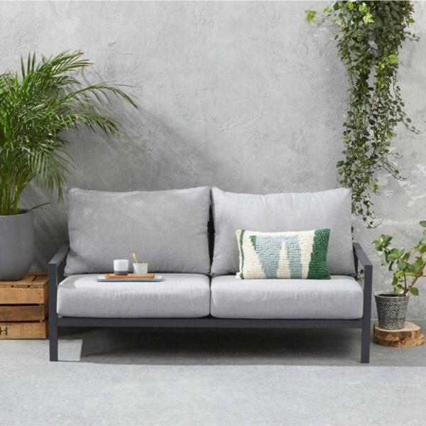 Zenio Paris Bahçe Oturma Koltuğu 2'li 140 Cm Siyah - Image 1