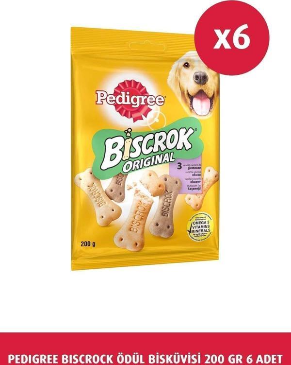 Pedigree Biscrock Ödül Bisküvisi 200 G 6X - Image 1