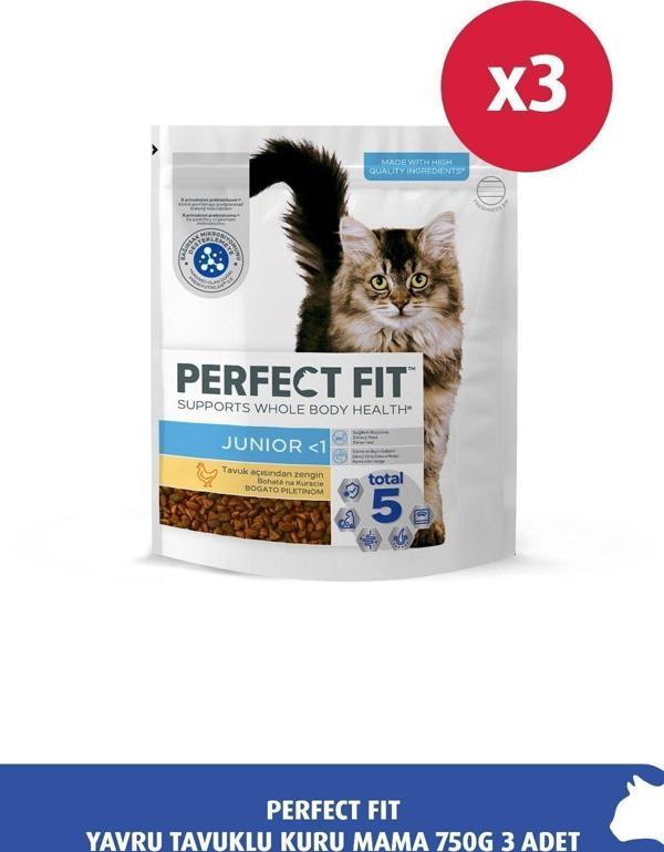 Perfect Fit Yavru Tavuklu Kuru Mama 750 G - Image 1