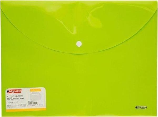Bigpoint Çıtçıtlı Dosya Lolly A4 Yeşil - Image 1