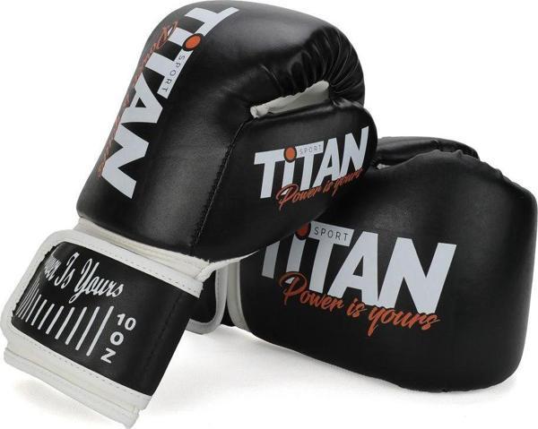 Titan Sport Siyah Boks Eldiveni 10 Oz - Image 1