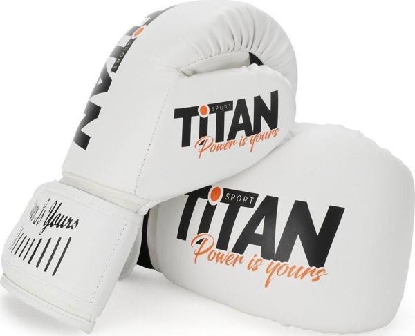 Titan Sport Beyaz Boks Eldiveni 12 Oz - Image 1