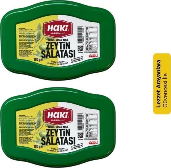 Haki Soslu Yeşil Zeytin Salatası 2'li Avantaj Paketi - Image 1