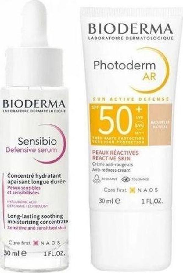 Bioderma Photoderm AR + Sensibio Defensive Serum Hassas Cilt Avantaj İkilisi - Image 1