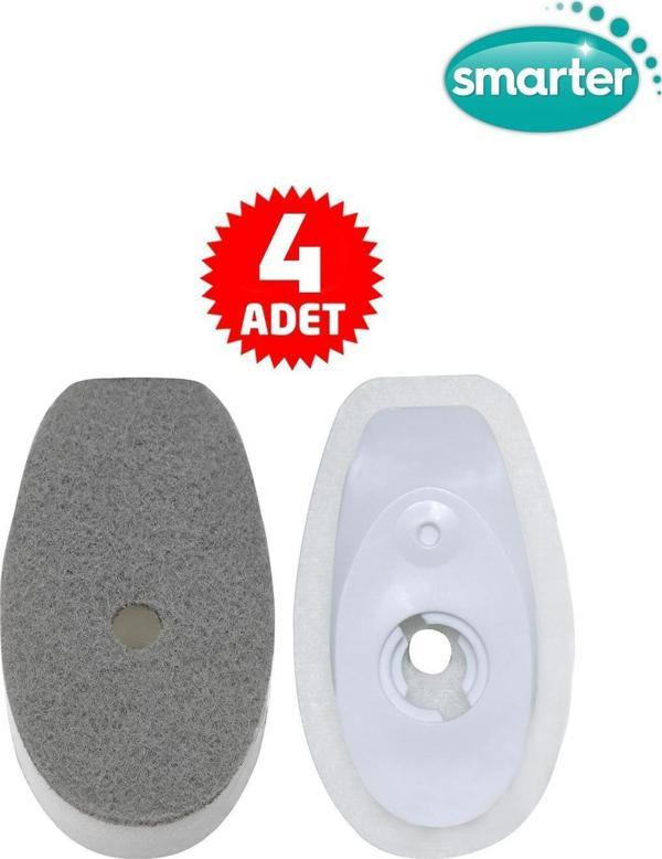 SMARTER DETERJAN HAZNELİ BULAŞIK SÜNGERİ 4 ADET YEDEK - Image 1