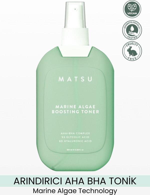 MATSU Marine Algae Arındırıcı Gözenek Karşıtı Yüz Toniği 100ml - Image 1