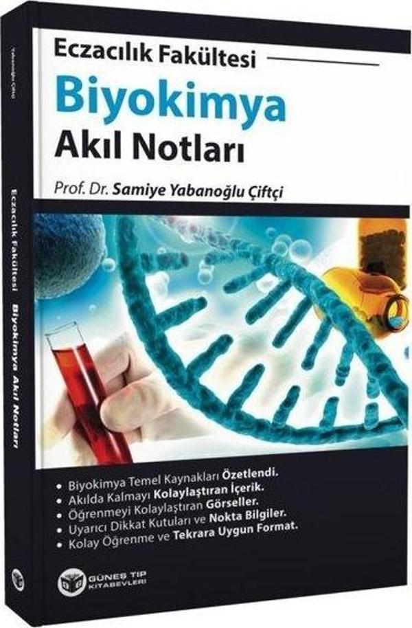 Eczacılık Fakültesi Biyokimya Akıl Notları - Güneş Tıp Kitabevleri - Image 1
