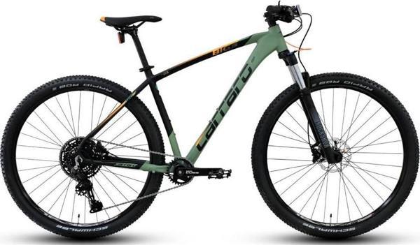 CARRARO BIG 2710 ERKEK DAĞ BİSİKLETİ 440H HD 27,5 JANT 10 VİTES MAT BAMBU YEŞİLİ SİYAH TURUNCU - Image 1