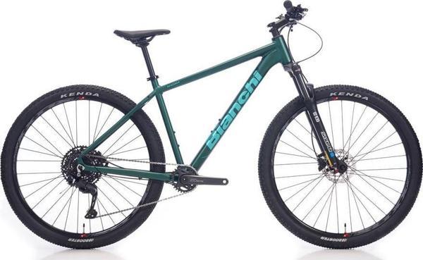 BIANCHI MAGMA COMP 9.1 CUES ERKEK DAĞ BİSİKLETİ 530H HD 29 JANT 10 VİTES SUNTOUR GREEN MATT METALİZE CELESTE GLOSS - Image 1