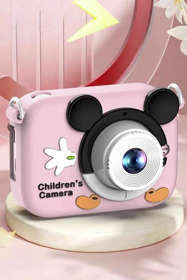 Torima CMR-16 Pembe Mini 1080p Hd Çocuk Kamera Dijital Fotoğraf Makinesi 2.0 Inç Ekran 5 Adet Oyun - Image 1