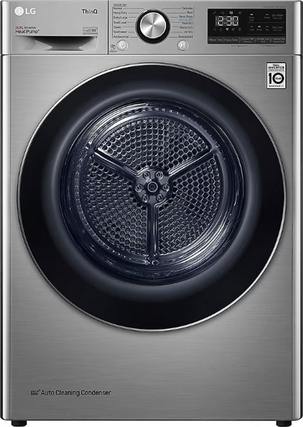 LG RH10V9PV2W.BPTPLTK 10 kg Kurutma Makinesi Platin Silver - Image 1