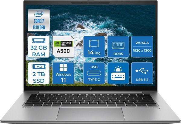 Hp Zbook Firefly 14 G10A Intel Core I7-1355U 32GB 2tb SSD 4gb Rtx A500 14 Windows 11 Pro Taşınabilir Bilgisayar 8865W1EA05 - Image 1