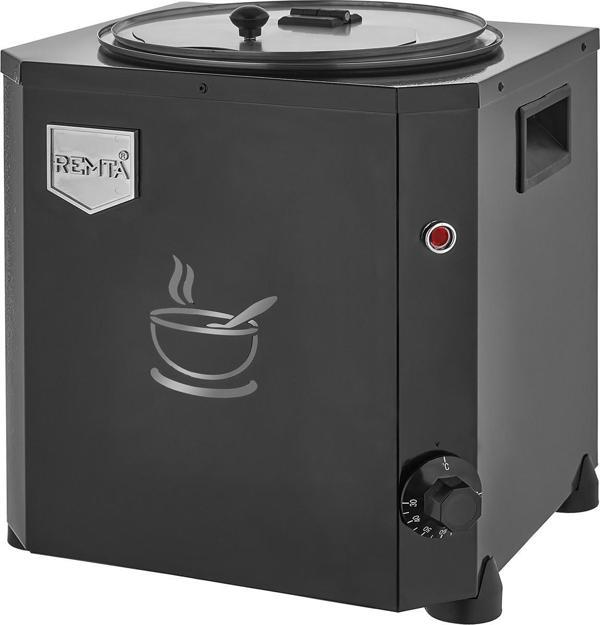 Remta Siyah Jumbo Çorba Isıtıcı 9 lt - Image 1