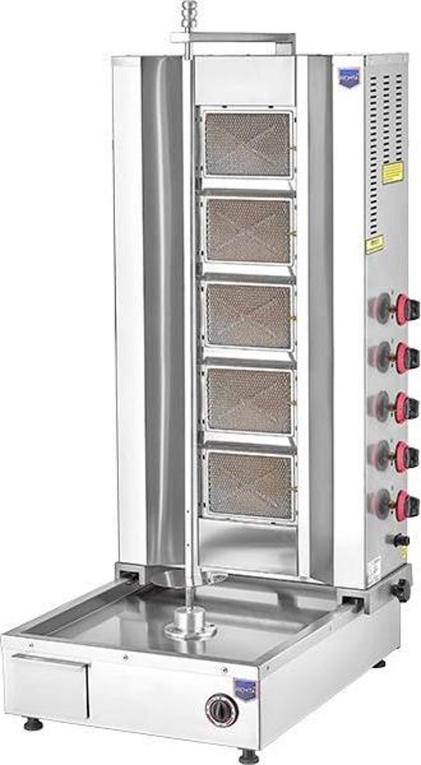 Remta 5 Radyanlı Alttan Motorlu Gazlı (CE) Döner Ocağı - Image 1
