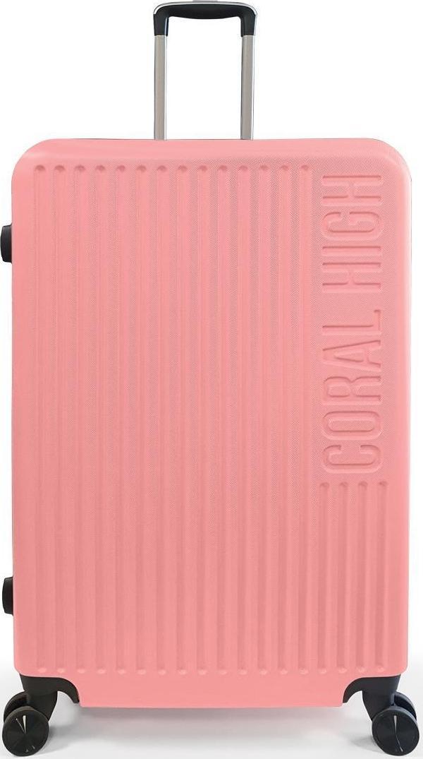 Coral High ABS Pudra Büyük Boy Valiz 16528 - Image 1