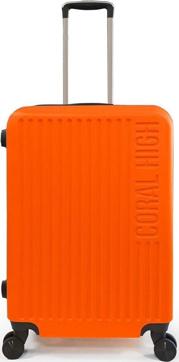 Coral High ABS Turuncu Orta Boy Valiz 16522 - Image 1