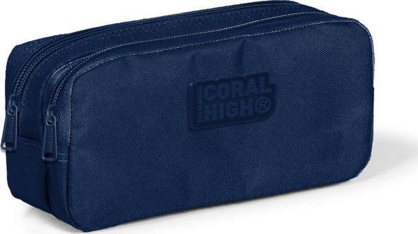 Coral High Kids Lacivert İki Bölmeli Kalem Çantası 22197 - Image 1