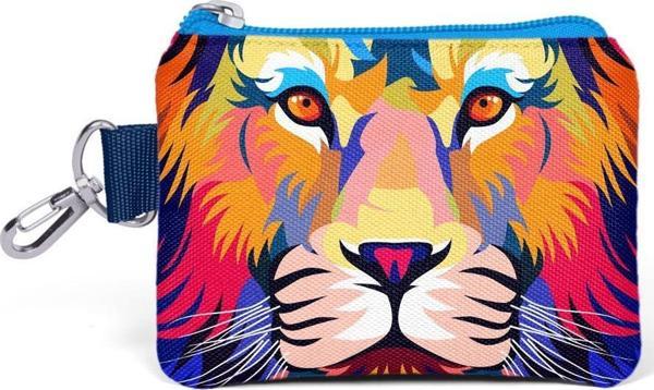 Coral High Kids Lacivert Saks Aslan Desenli Bozuk Para Çantası 21841 - Image 1