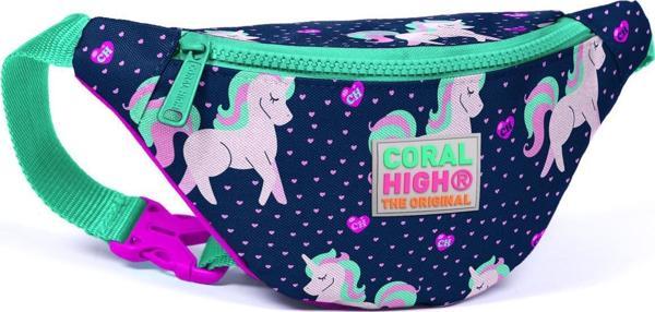 Coral High Kids Lacivert Unicorn Bel Çantası 22567 - Image 1