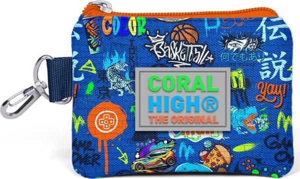 Coral High Kids Saks Grafiti Desenli Bozuk Para Çantası 21896 - Image 1