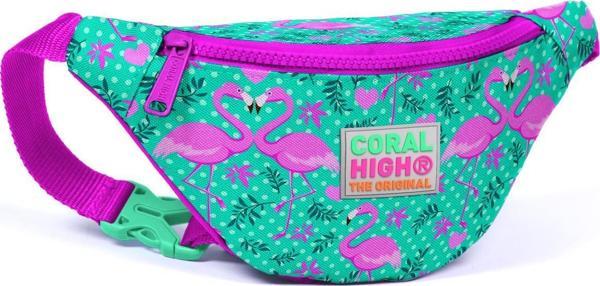 Coral High Kids Yeşil Pembe Bel Çantası 22412 - Image 1