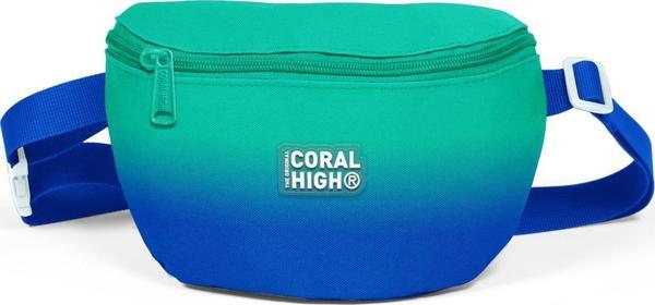 Coral High Kids Yeşil Saks Renk Geçişli Bel Çantası 11557 - Image 1