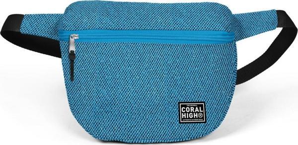 Coral High Mavi Simli Bel Çantası - Image 1