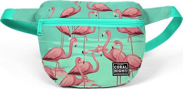 Coral High Su Yeşili Flamingolu Bel Çantası22600 - Image 1