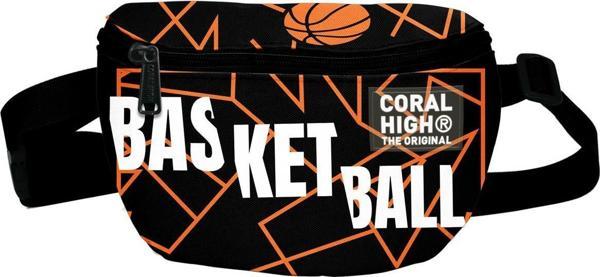 Coral High Turuncu Siyah Basketbol Bel Çantası 11547 - Image 1