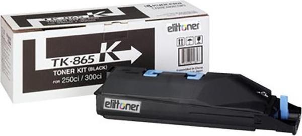 Elittoner Kyocera TK-865, 250ci, 300ci Black (250Gr/20k) - Image 1