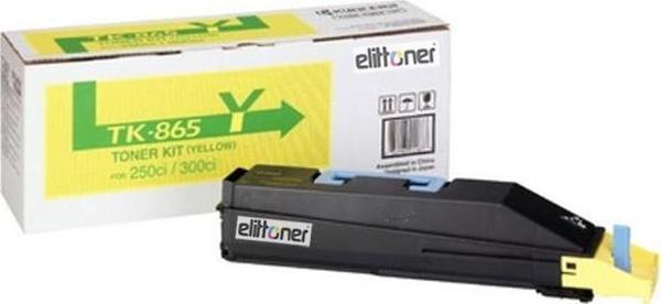 Elittoner Kyocera TK-865, 250ci, 300ci Yellow (150Gr/12k) - Image 1