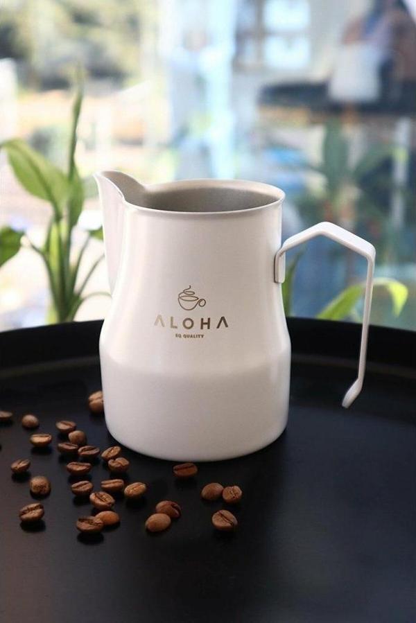 Aloha Kahve Süt Potu 500 ML(Beyaz) - Image 1