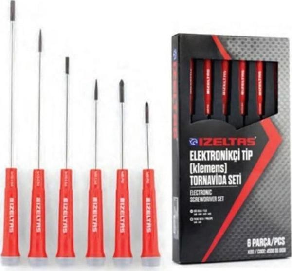 İzeltaş Elektronikçi Tornavida Seti 6 Parça - Image 1