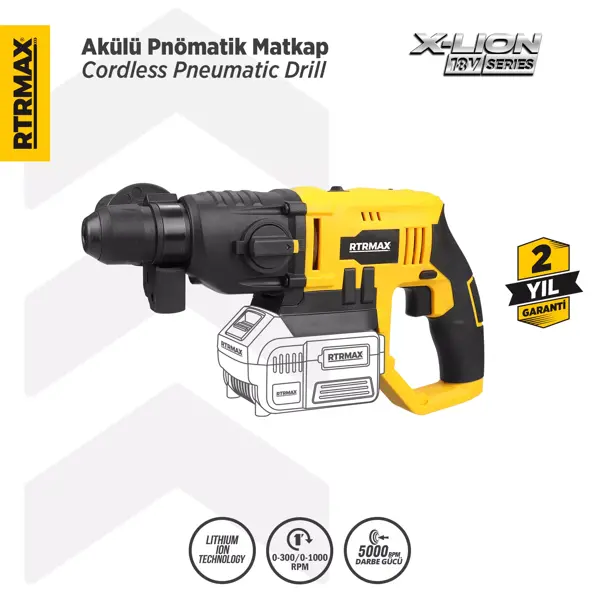 Rtrmax Lıon Rtx1855b Aküsüz Sds Delici Matkap - Image 1