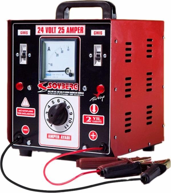 Soyberg Akü Şarj Cihazı 225 Iki Akülük Şarj Cihazı 24 V - 25 A - Image 1