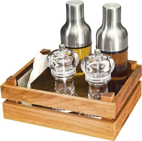 Biradlı Ahşap Kasalı Beşli Değirmen GRV-2417 - Image 1