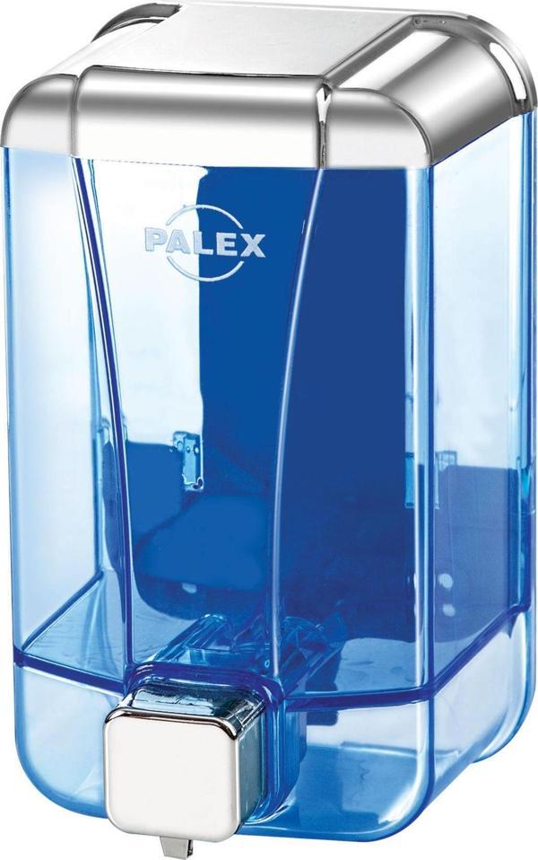 Palex Sıvı Sabun Dispanseri 1 LT Şeffaf-Krom - Image 1