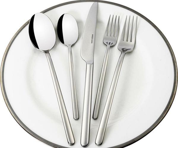 Mikasa Moor Dolce Silver 90 Parça Çatal Kaşık Bıçak Seti - Image 1